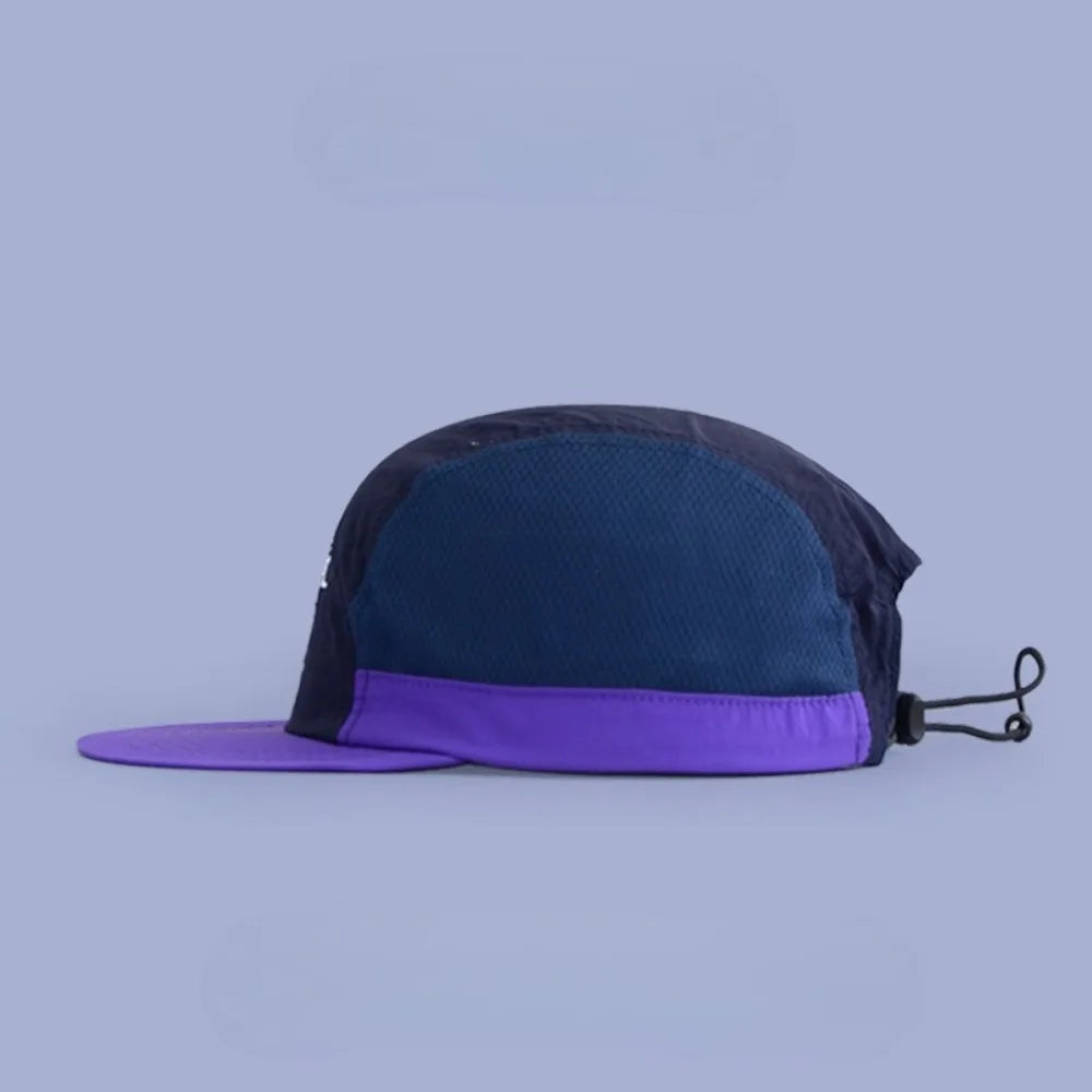 Waterproof Nylon Mesh Cap with Embroidery Vintage Style Unisex Fashion Hat for Running Camping Outdoor Activities Breathable Sun