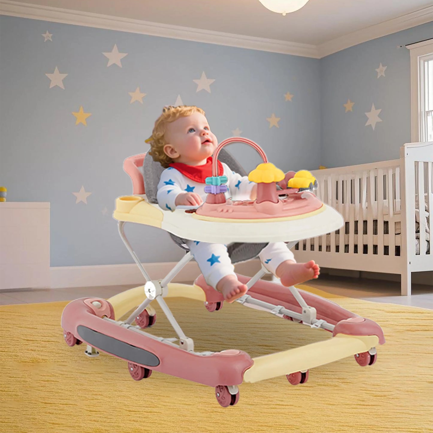 Multi-Functional Baby Walker with Awning | Safe & Fun Mobility