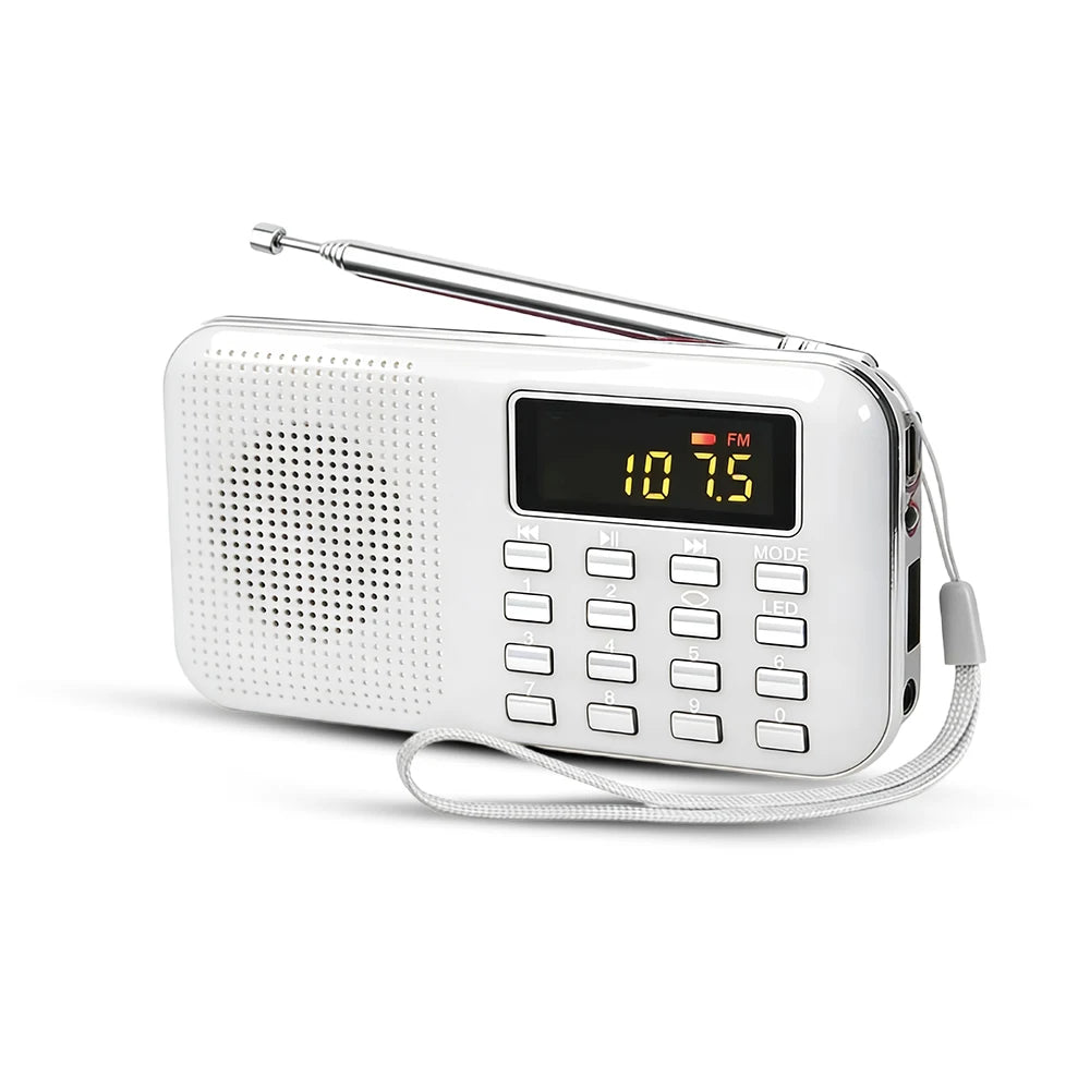 Portable Emergency Radio Speaker | Multi-Function Solar Crank