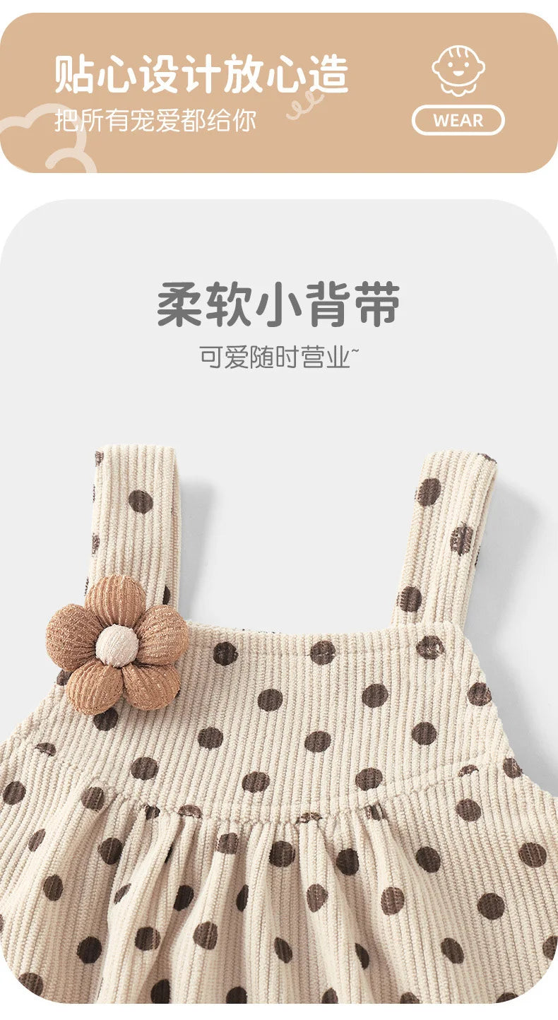 Cute Baby Autumn Overalls | Cozy One-Piece Romper for Toddlers
