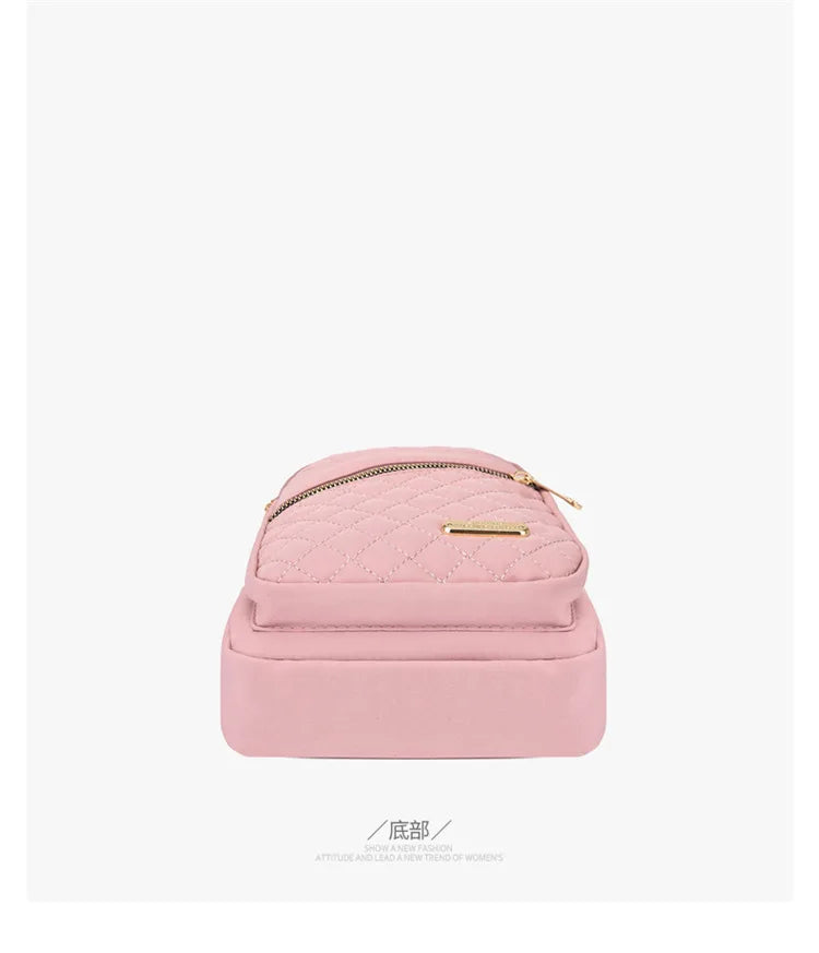 Women's Multi-Layer Embroidered Backpack | Casual Outdoor Style