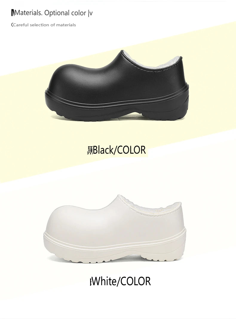 Lightweight Slip-On Chef Shoes for Men & Women | Casual Rain Shoes