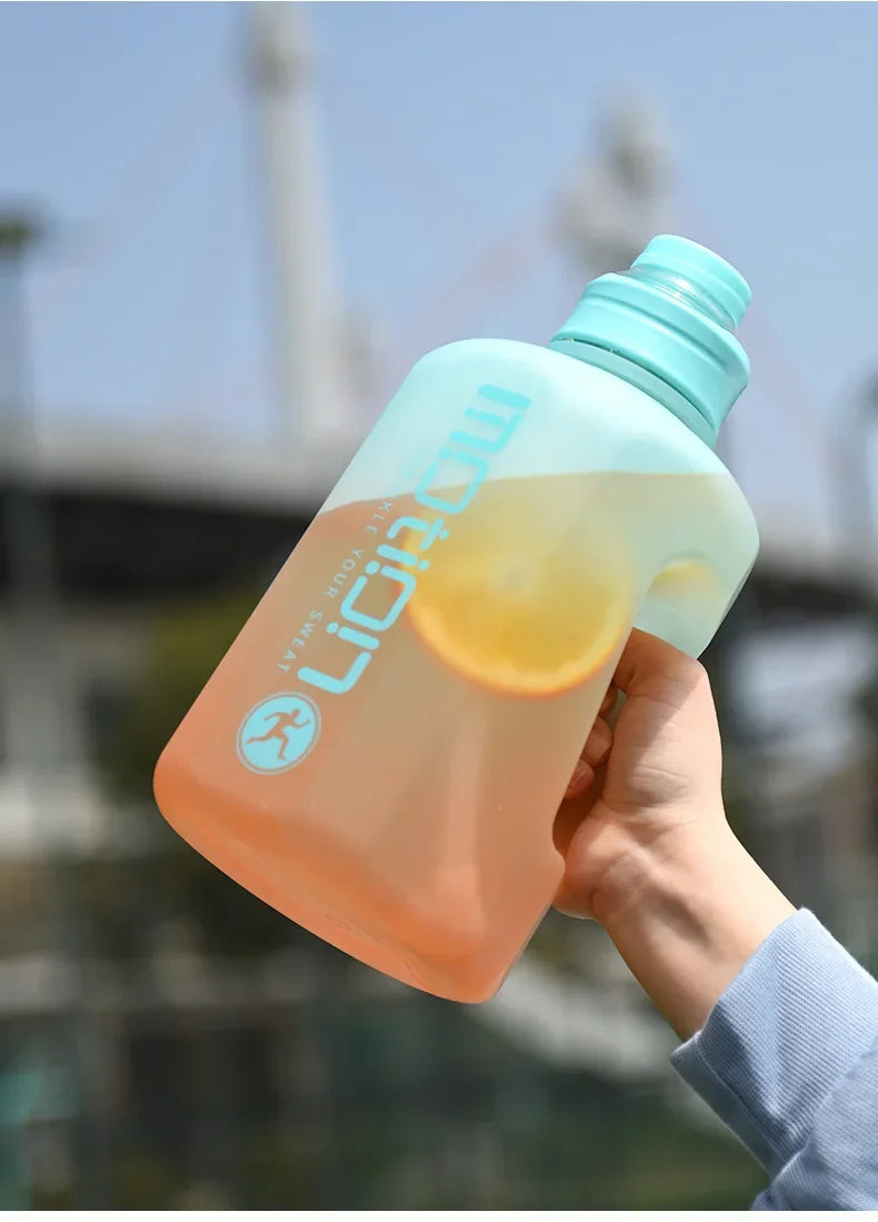 2 Liter Sports Water Bottle with Straw | Large Capacity Fitness Kettle