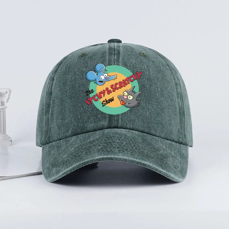 Adjustable Cartoon Baseball Cap | Unisex Fan Sun Hat