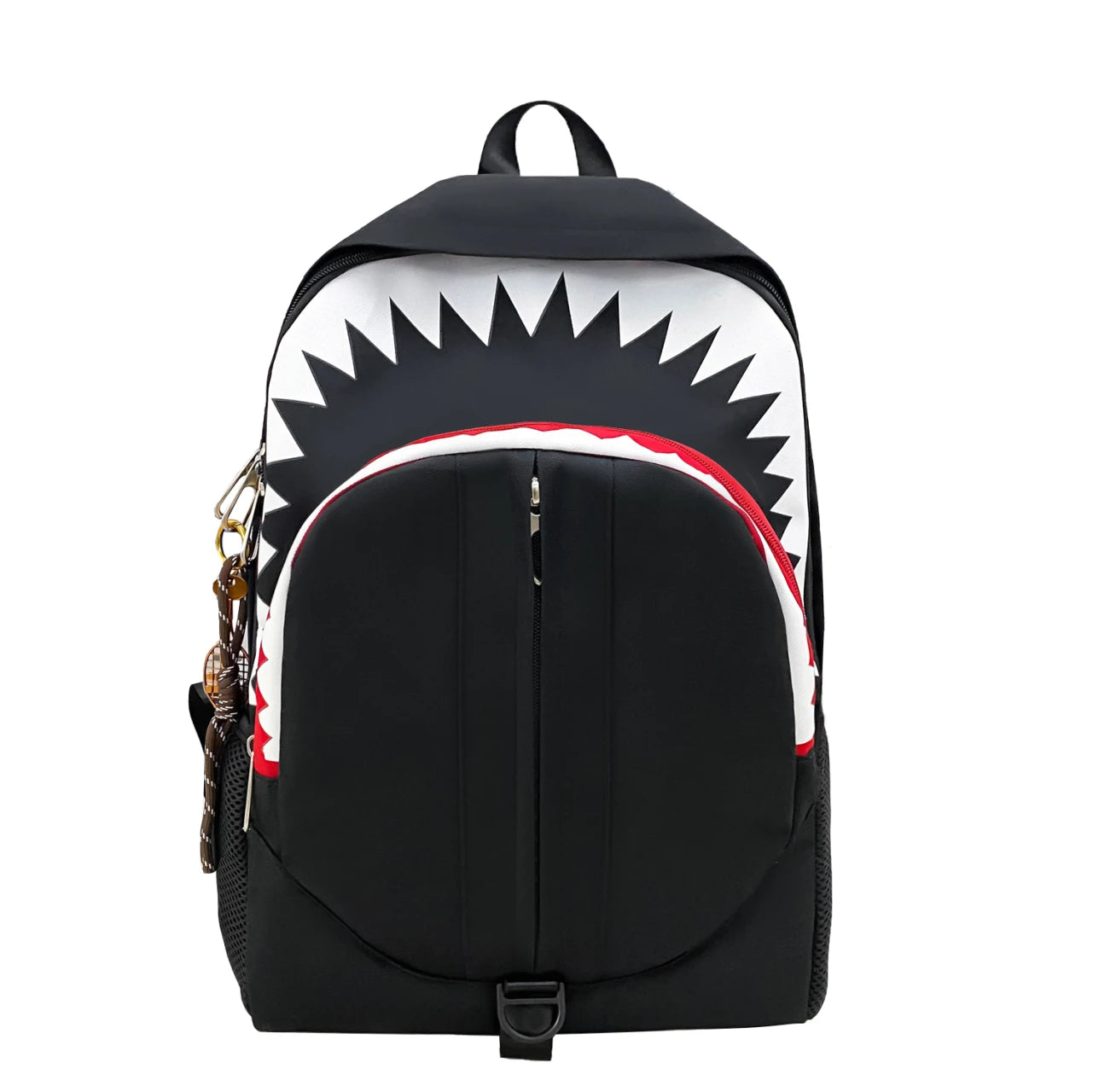 Luminous Shark Mouth Backpack | Large Capacity USB Laptop Bag