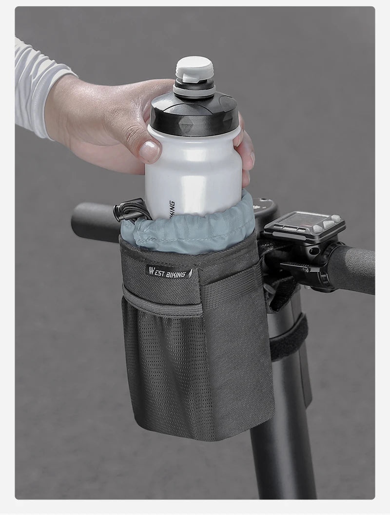 Bicycle Handlebar Bag | Water Bottle Carrier & Insulation Bag