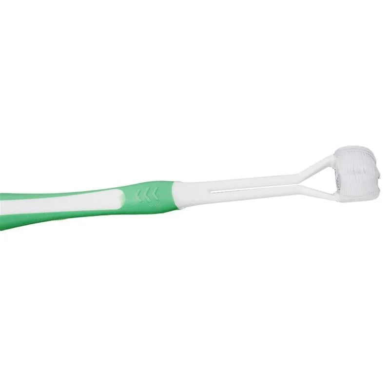 3-Sided Toothbrush Ultrafine Soft Bristle Adult Tooth Brush for Health Special Needs Easier Oral Cleaner Teeth Care