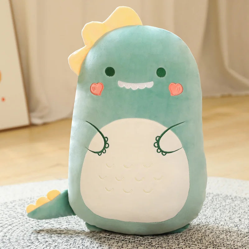Kawaii Animal Plush Toy | Soft Dinosaur & Shiba Inu Pillows