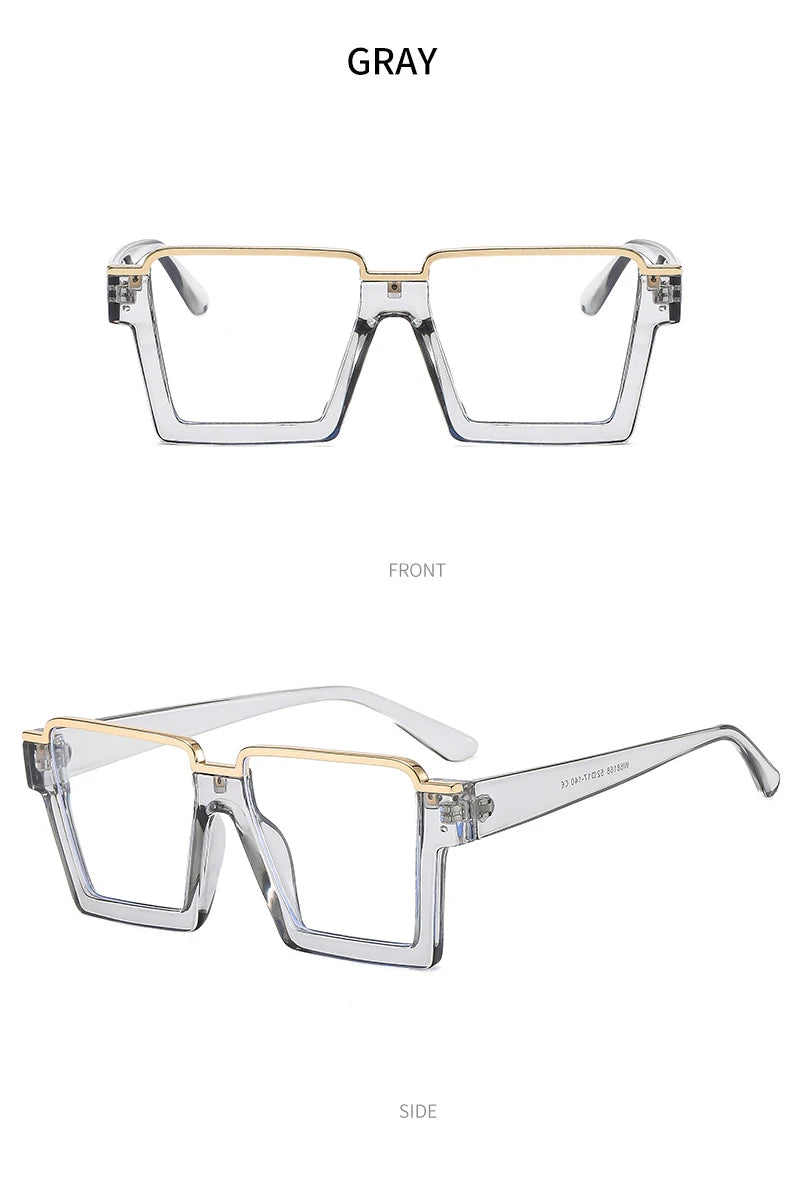 Chic Oversized Blue Light Blocking Glasses | Fashionable Protection