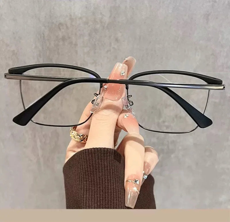 Rectangular Anti Blue Light Glasses | Stylish Nearsighted Eyewear