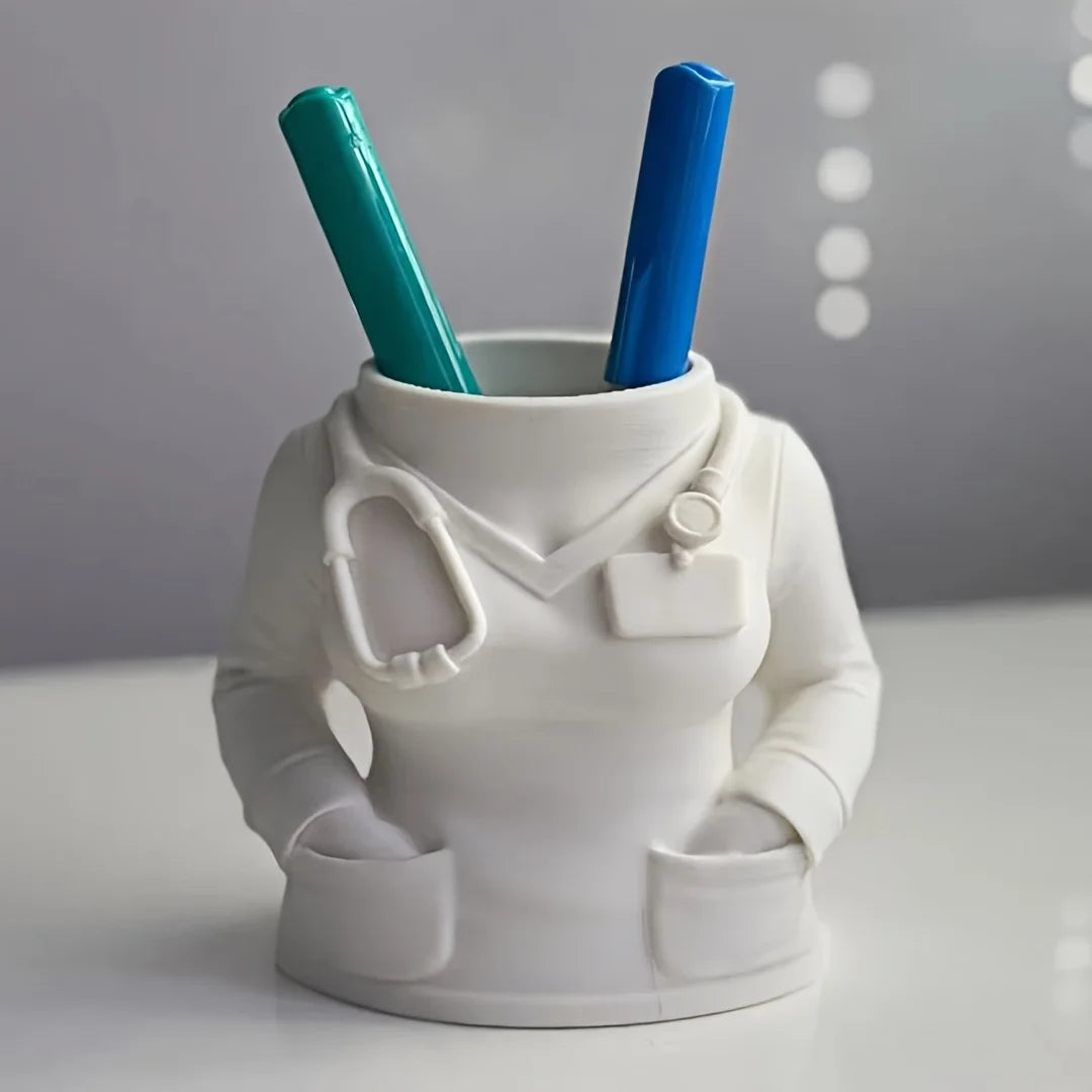 Nurse-Shaped Pen Holder | Perfect Gift for Medical Staff
