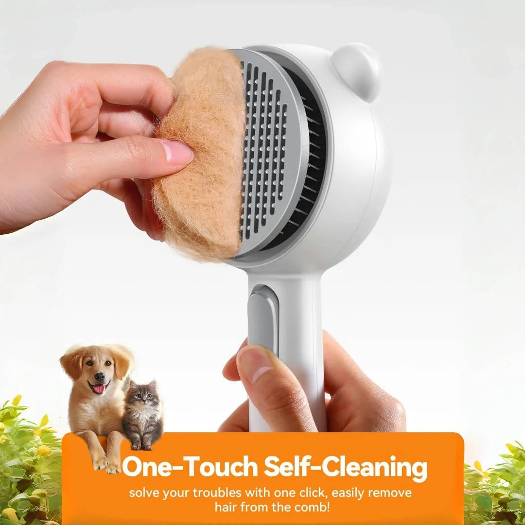 Pet Hair Comb With Spray Function | Grooming Tool for Cats