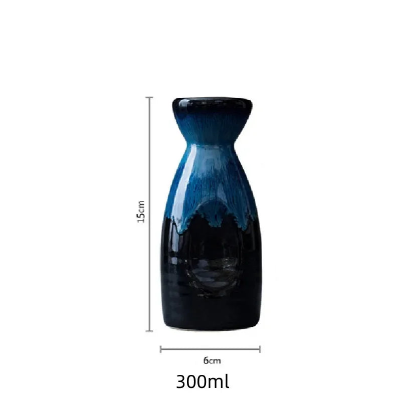 Japanese Vintage Ceramic Sake Pot | Elegant Wine Dispenser