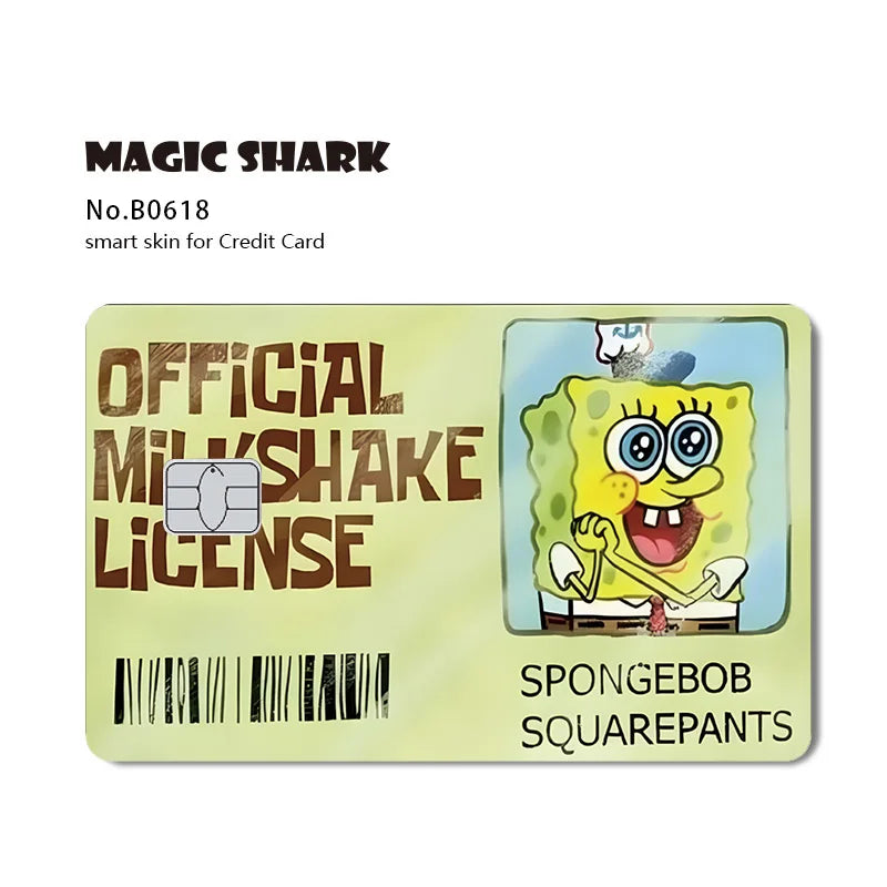 Cartoon Waterproof Skin Cover Sticker for Credit and Debit Cards