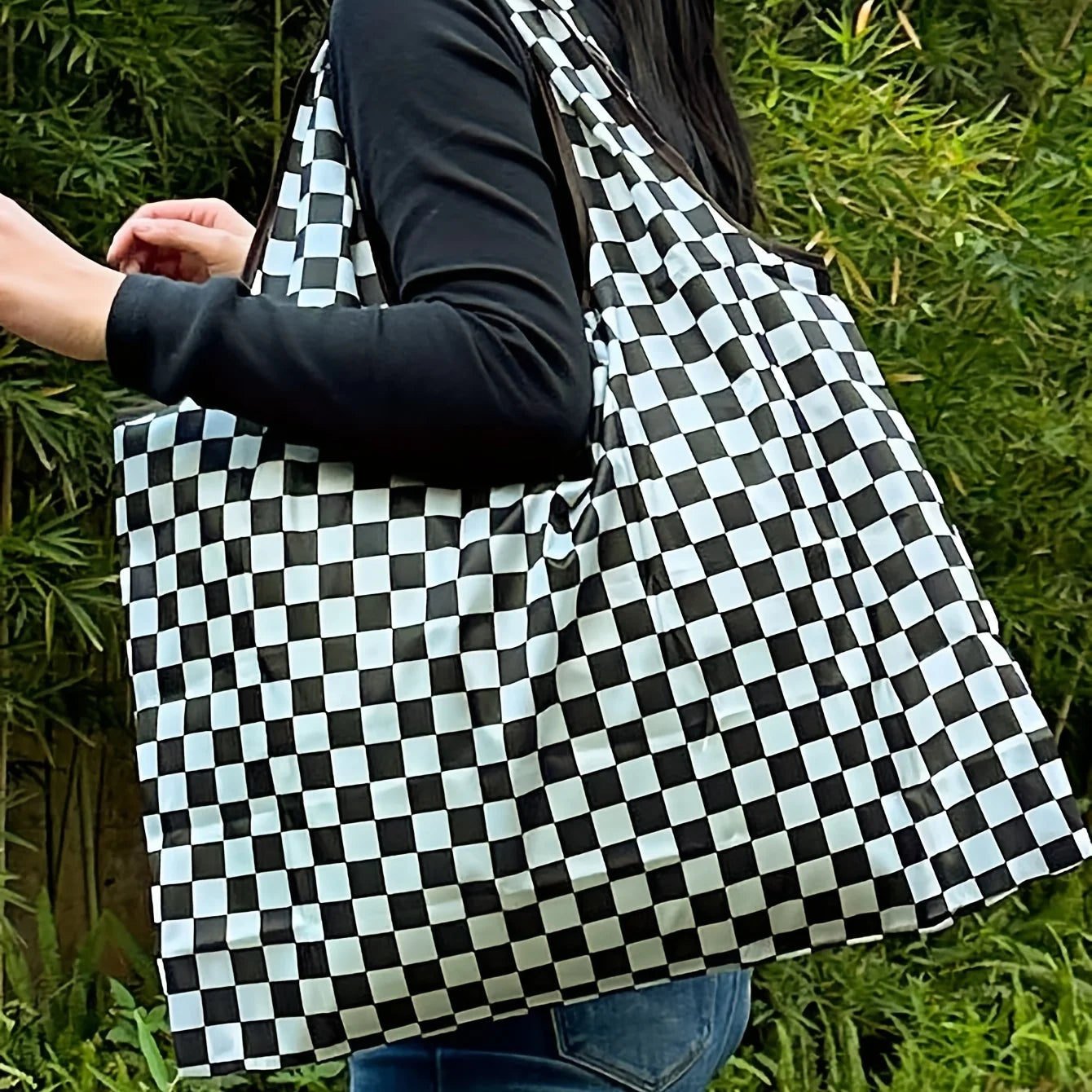 Bolso de Hombro de Gran Capacidad | Bandolera Ligera y Plegable