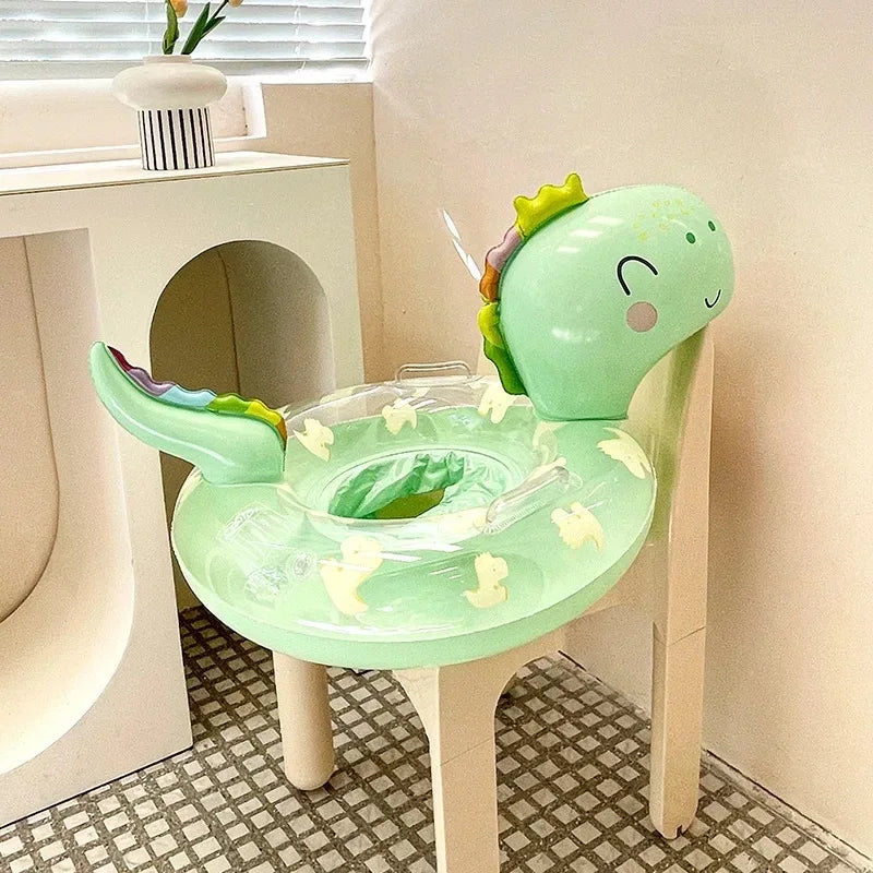 Baby Inflatable Dinosaur Swimming Ring | Fun Pool Float for Kids
