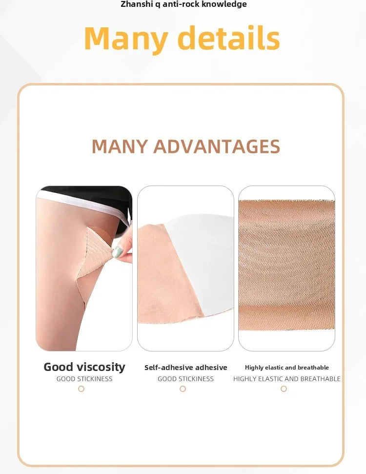 10Pcs Anti-Chafing Thigh Pads | Waterproof & Breathable Stickers
