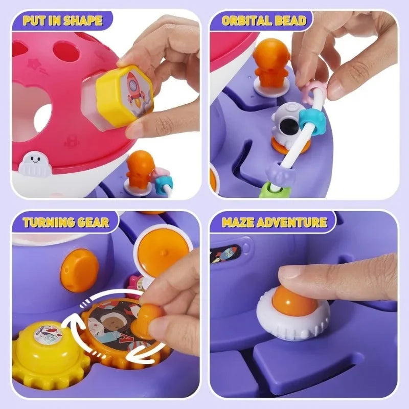 Light Up Baby Toys | Engaging Montessori Shape Sorter for Play