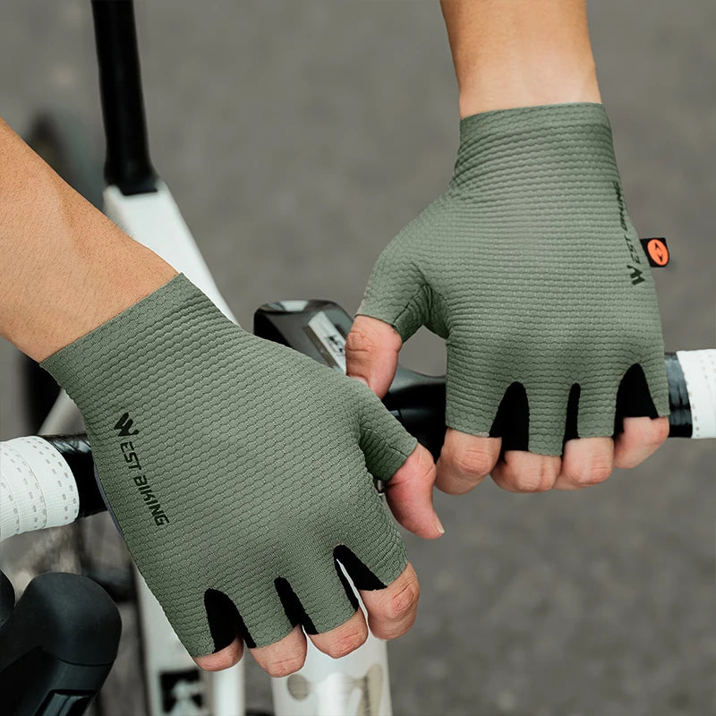 Comfortable Fingerless Cycling Gloves | Shockproof & Breathable