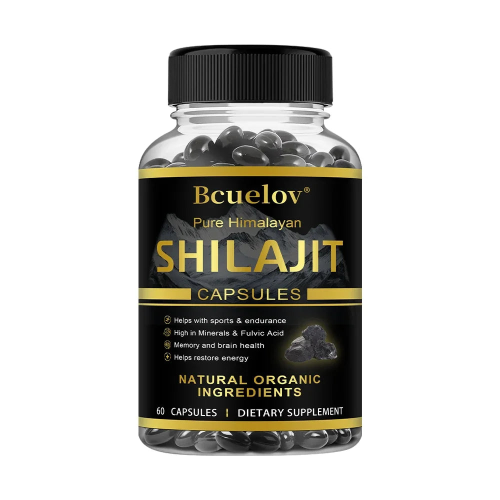 High Purity Shilajit Capsules | Boost Energy & Resist Stress