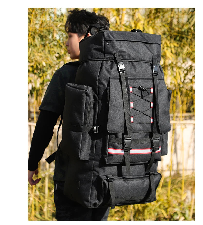 Large 130L Hiking Camping Backpack | Durable Outdoor Rucksack