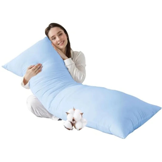 Cooling Cotton Body Pillow Insert | Soft Full Body Pillow for Comfort