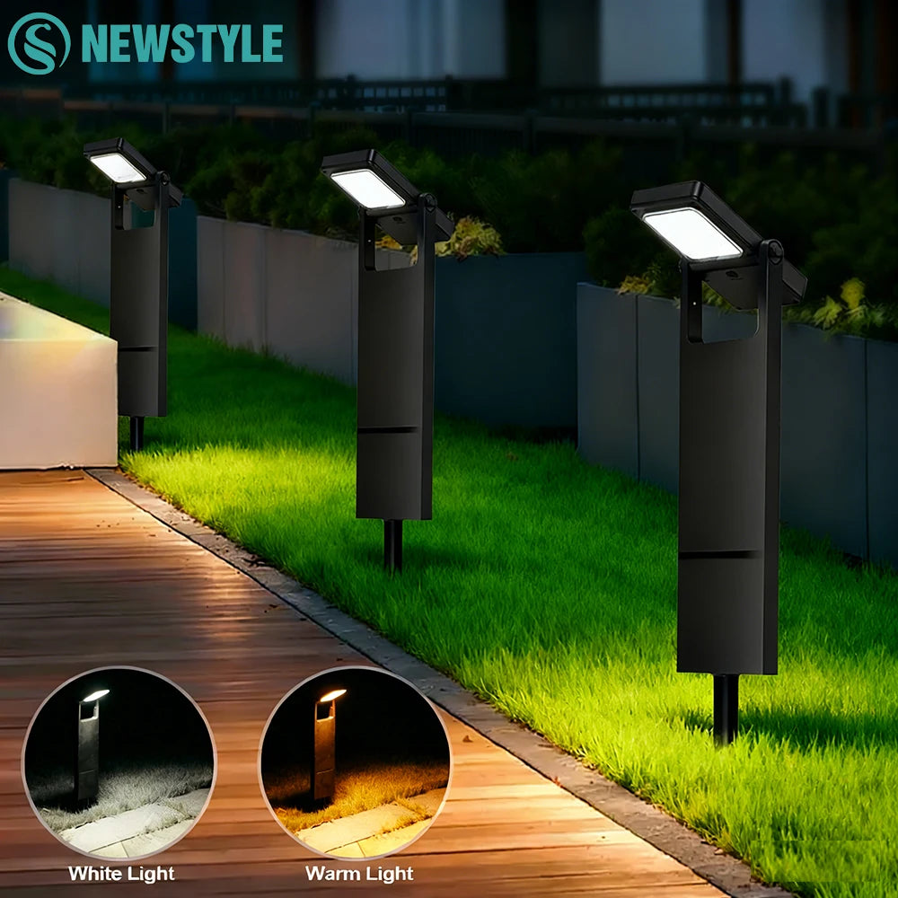 Outdoor Solar Powered Pathway Lights | Waterproof Landscape Lighting