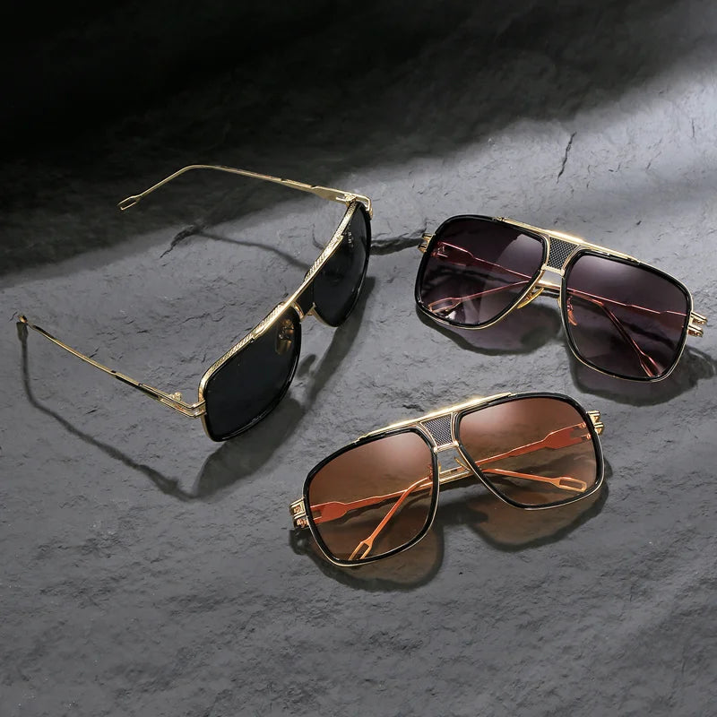 Vintage-Inspired Large Frame Sunglasses for Men & Women | Classic Style