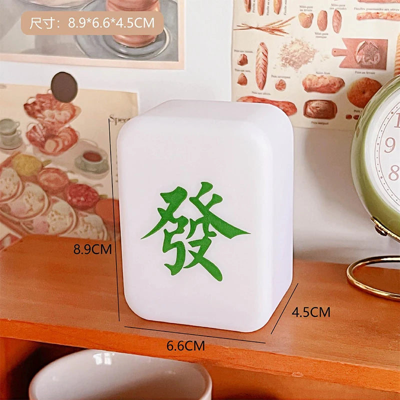Luz nocturna de mahjong LED creativa | Luz suave de protección ocular