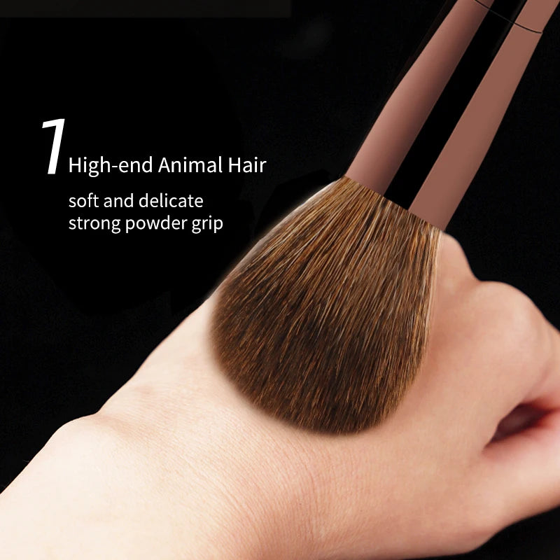 Mini Portable Makeup Brush Set | 7 High-Quality Soft Brushes