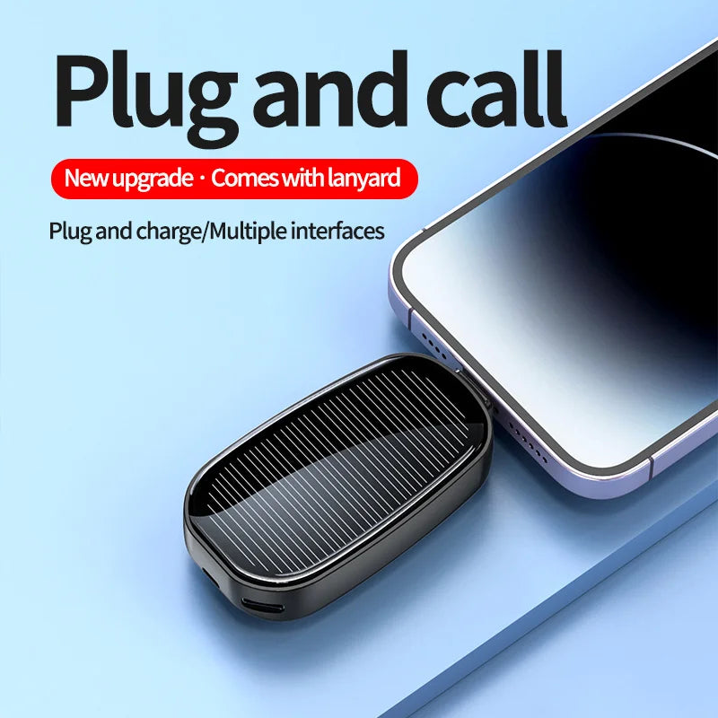 Portable Solar Power Bank 1200mAh | Fast Charging External Battery