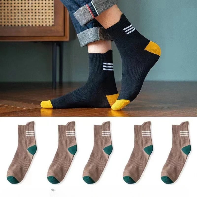 Men's Comfortable Mid-Length Sport Socks | 10 Pairs of Warm Style 2026