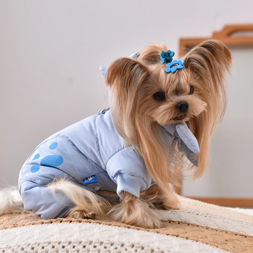 Cute Bear Scarf Costumes for Small Dogs | Stylish Puppy Parkas