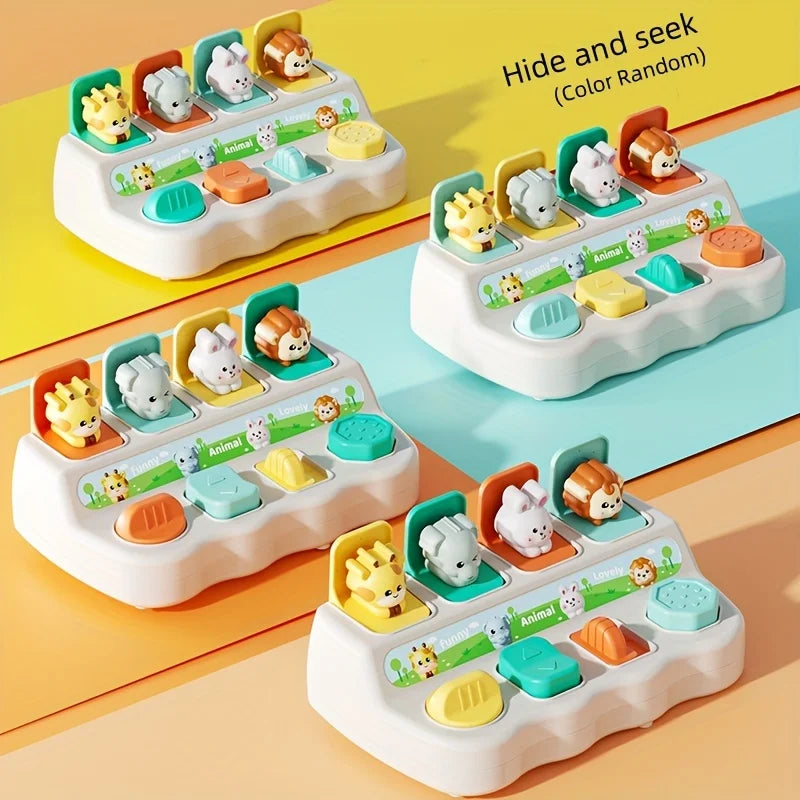 Montessori Pop-Up Animal Toys | Enhance Logic & Motor Skills