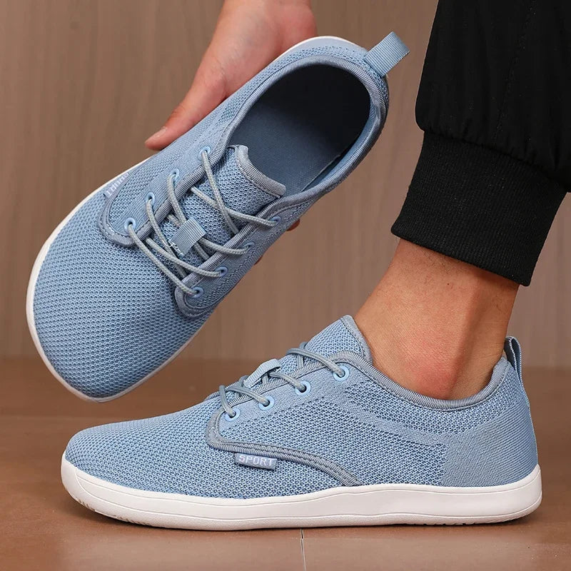 Breathable Wide Toe Men Shoes | Comfortable Casual Walking Footwear