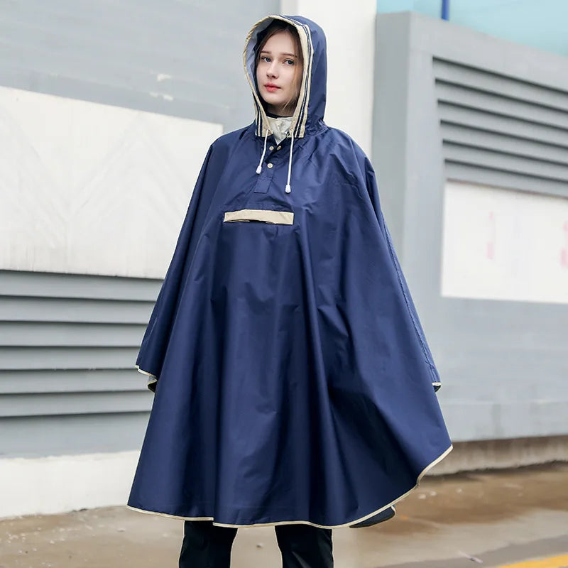 Children Raincoat Boys Girls Rain Coat Trench Poncho Jacket Outdoor Hiking Portable Students Rainwear Clock With Bag Space
