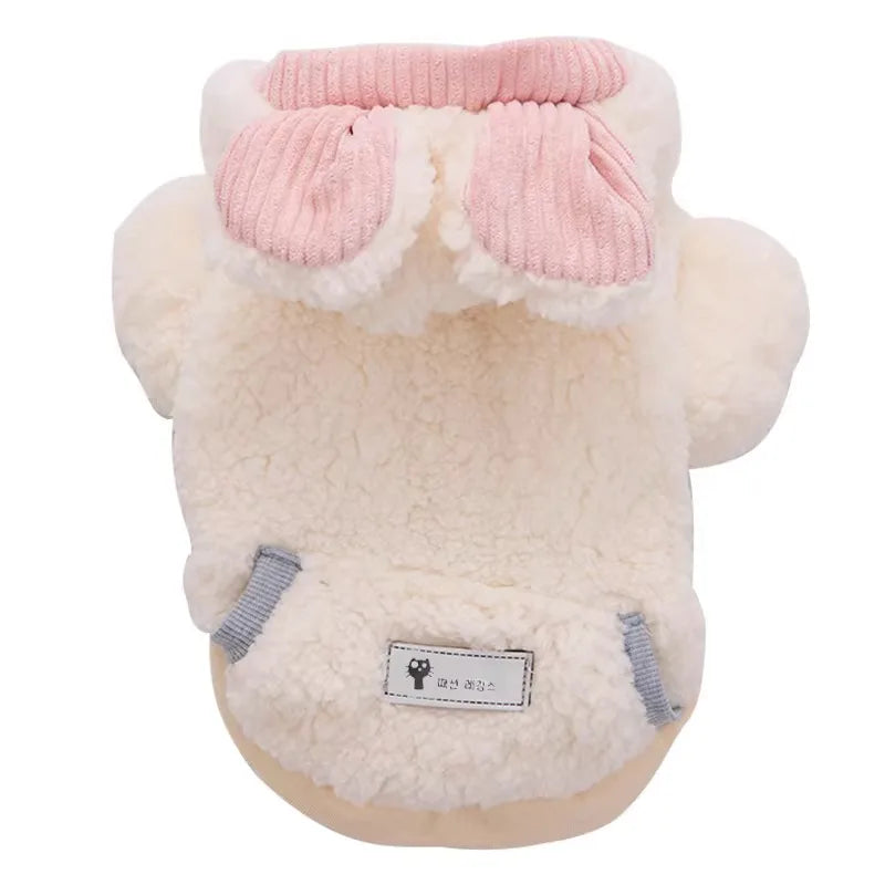 Thickened Fluffy Cotton Coat for Kittens | Warm Winter Jacket