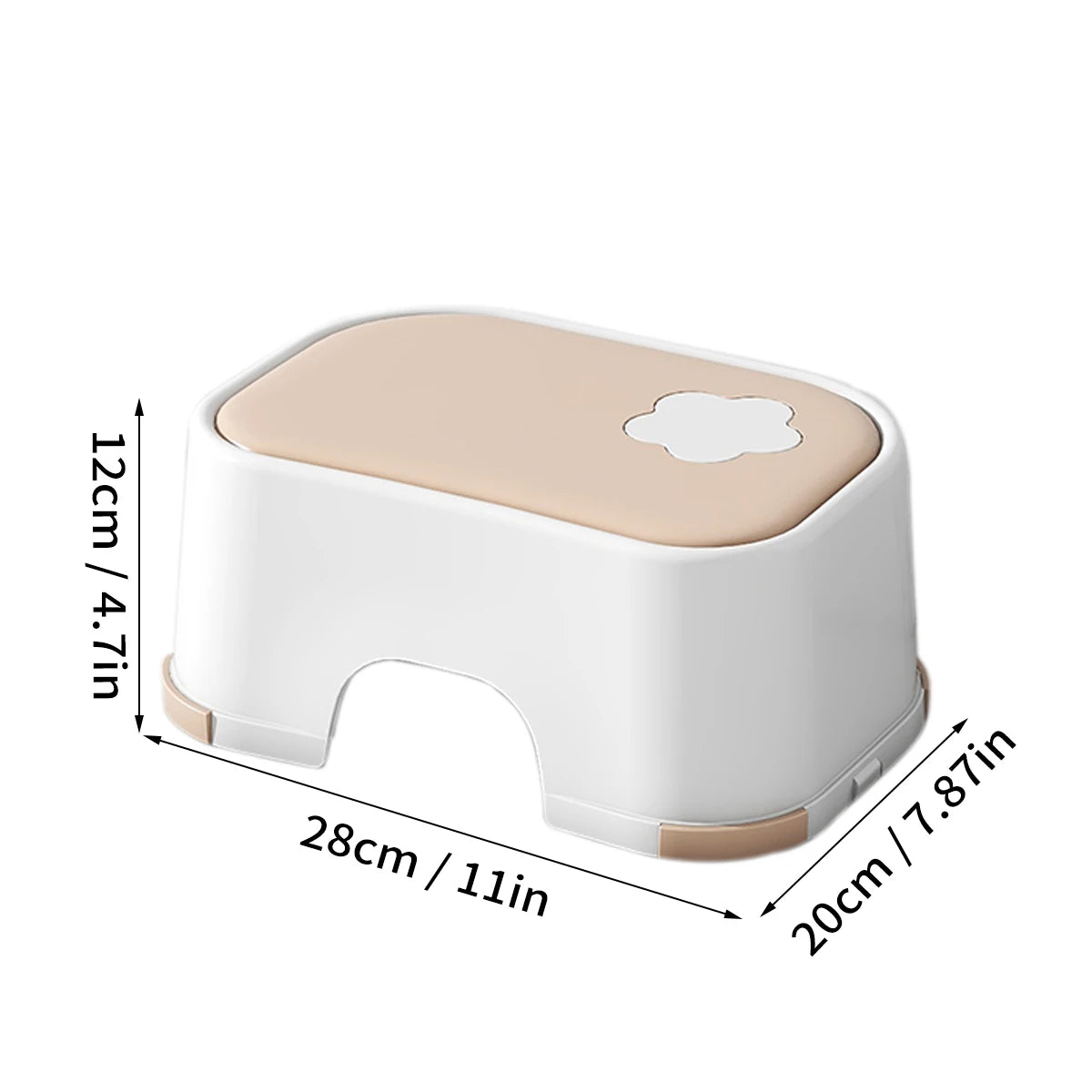 Kid's Non-Slip Step Stool for Bathroom & Living Room | Safe & Easy Access