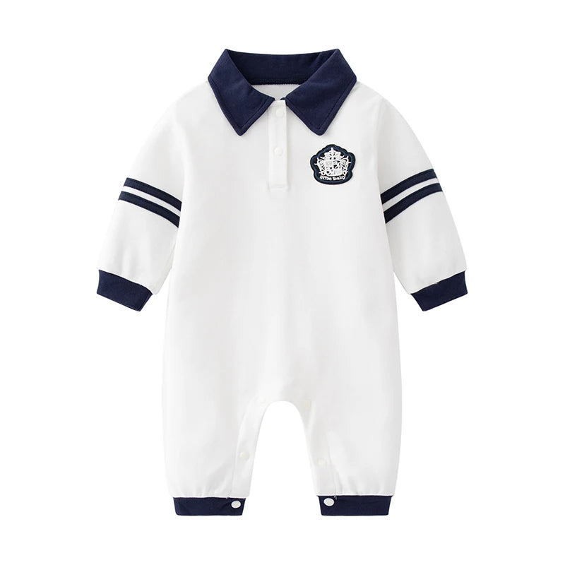 Soft Cotton Baby Onesies | Adorable Long-Sleeved Climbing Suit