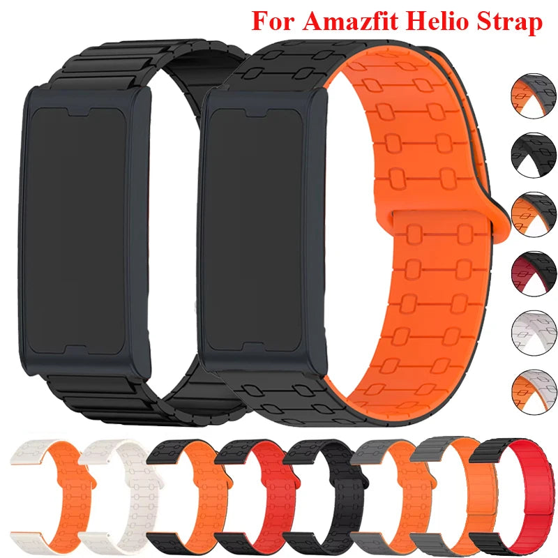 22mm Magnetic Silicone Strap | Versatile Sports Band Bracelet