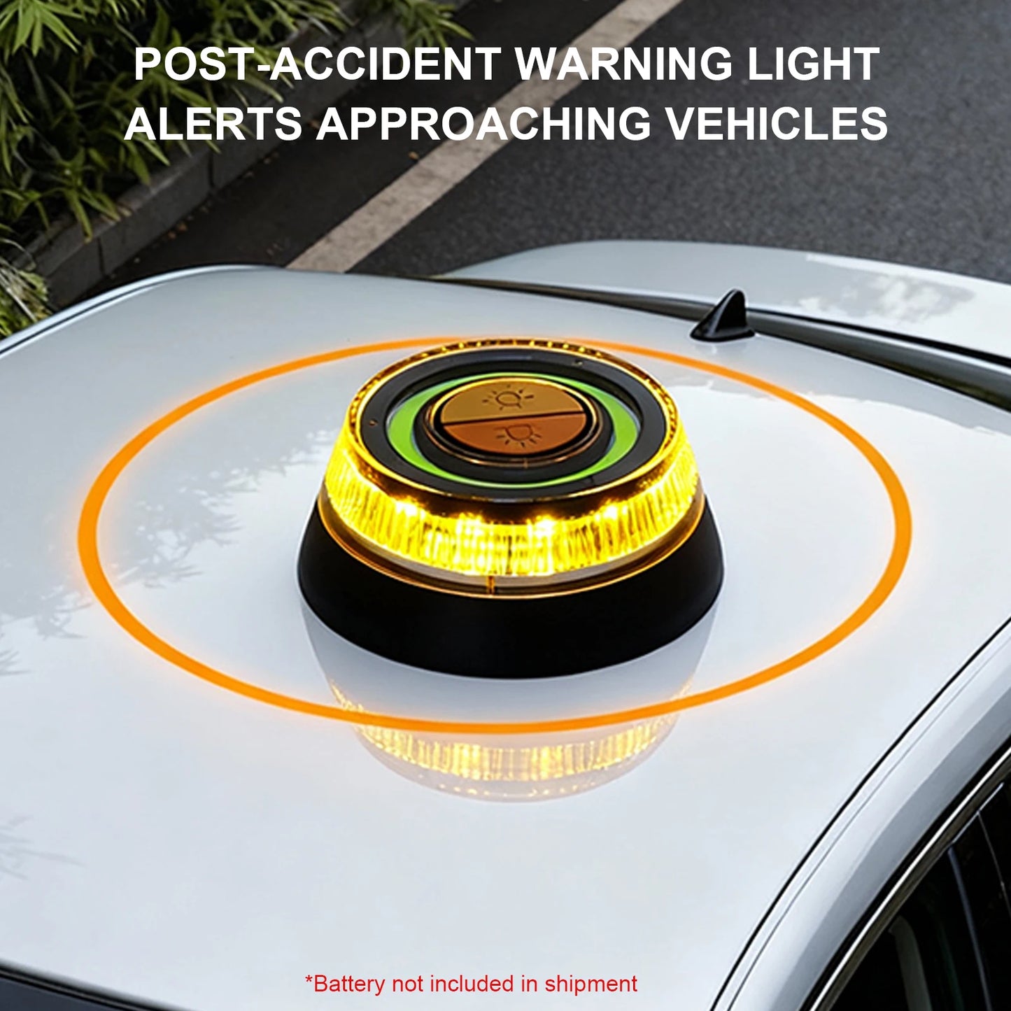 2 Light Modes Car Emergency Beacon Light for Safety Alerts