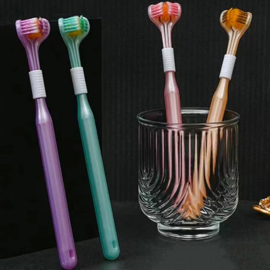 Juego de 4 cepillos de dientes prémium | Cerdas suaves y diseño elegante