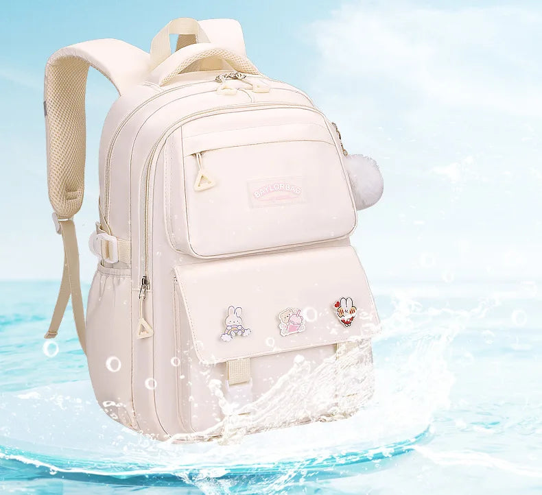 Large Capacity Spine Protection Backpack Set for Students