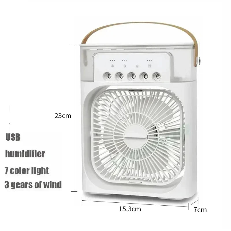 3-in-1 Portable Air Conditioner & Fan | Humidifier & Night Light