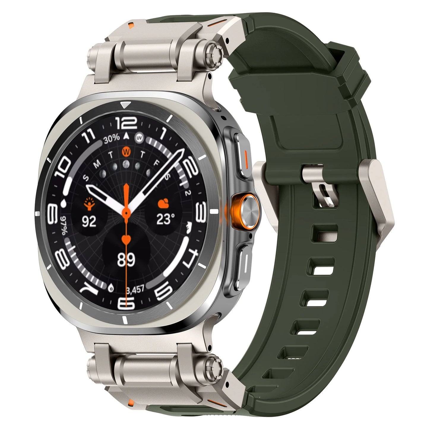 Luxury Rubber Strap for Galaxy Watches | Sporty & Comfortable Band