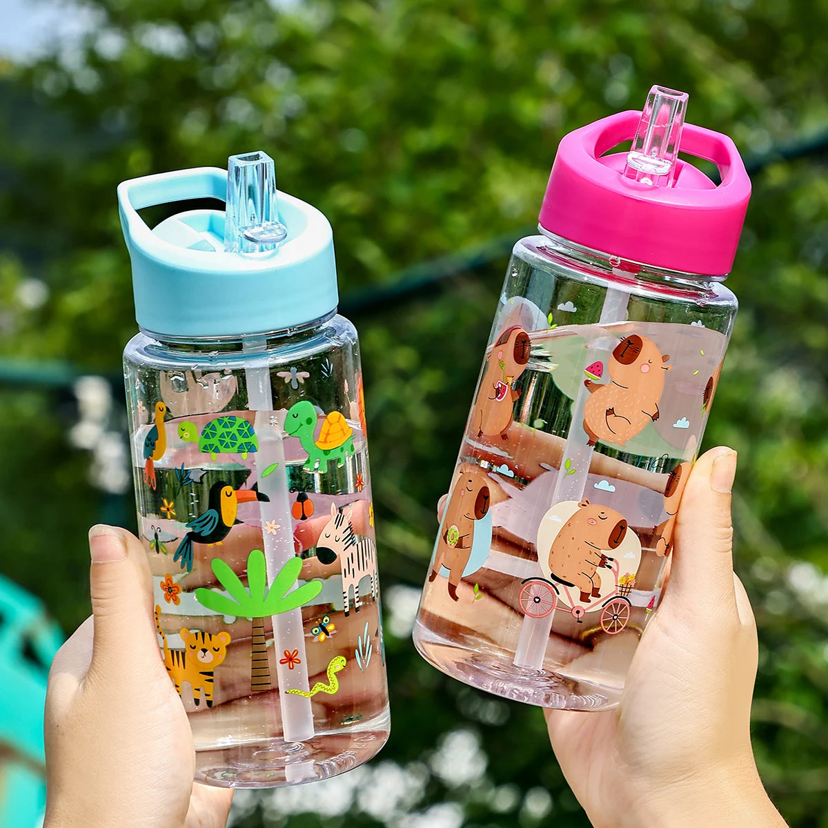 Cute Dinosaur Ice Cream Water Bottle | Portable and Fun for Outdoors