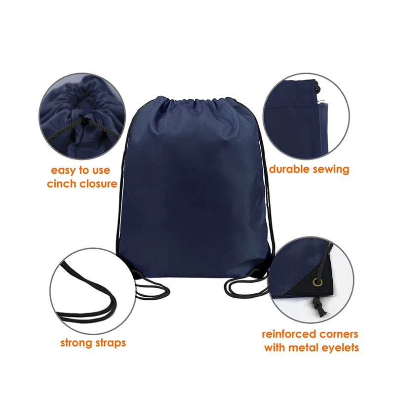 Unisex Drawstring Backpack | Lightweight & Water-Resistant Gym Bag