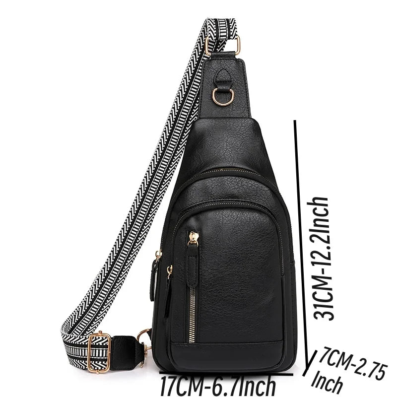 Large Capacity PU Women's Crossbody Bag | Stylish and Versatile