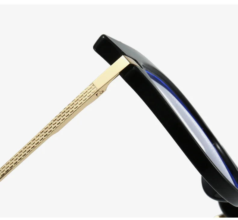 Gradient Cat-Eye Glasses | Retro Y2K Style for Fashion Enthusiasts