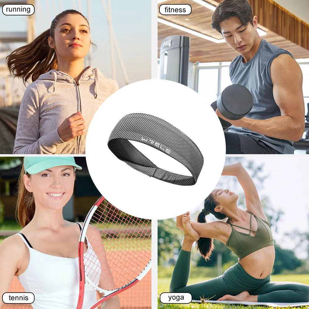 Breathable Fitness Headband | Non-Slip Sweatband for Summer Sports